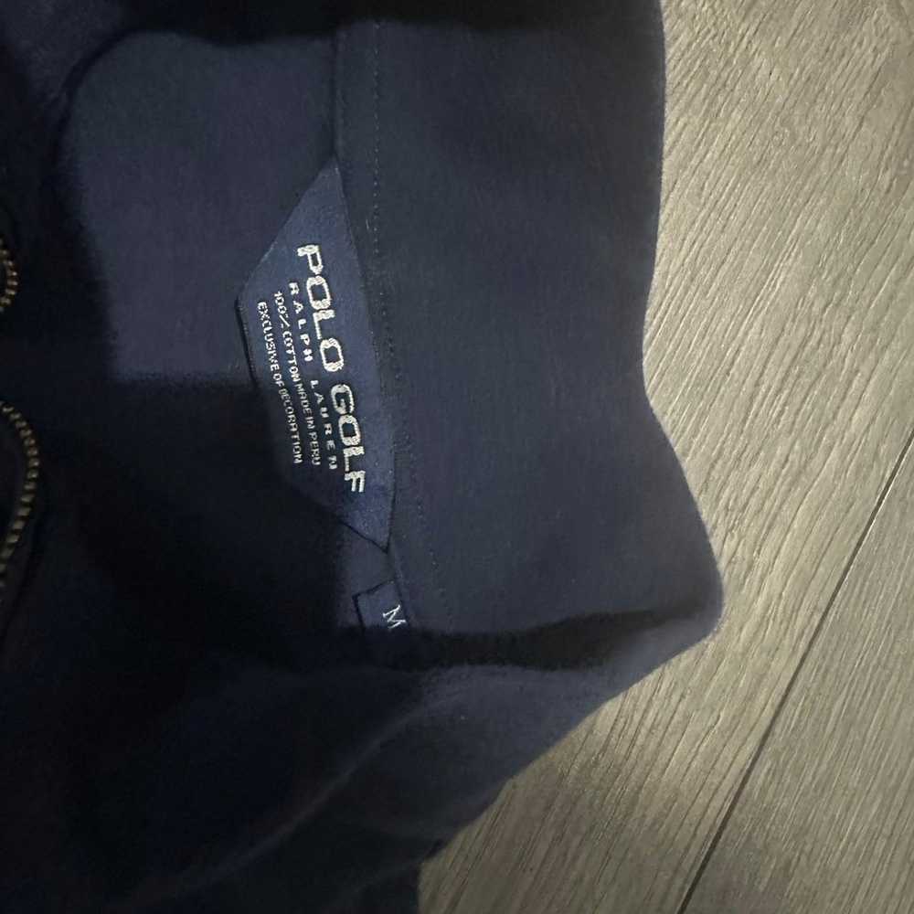 Polo Golf Ralph Lauren 1/4 Zip Sweatshirt Size M … - image 3