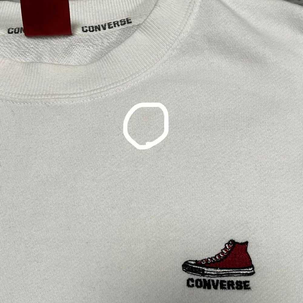 CONVERSE ALL STAR Sweat White XL Size - image 11