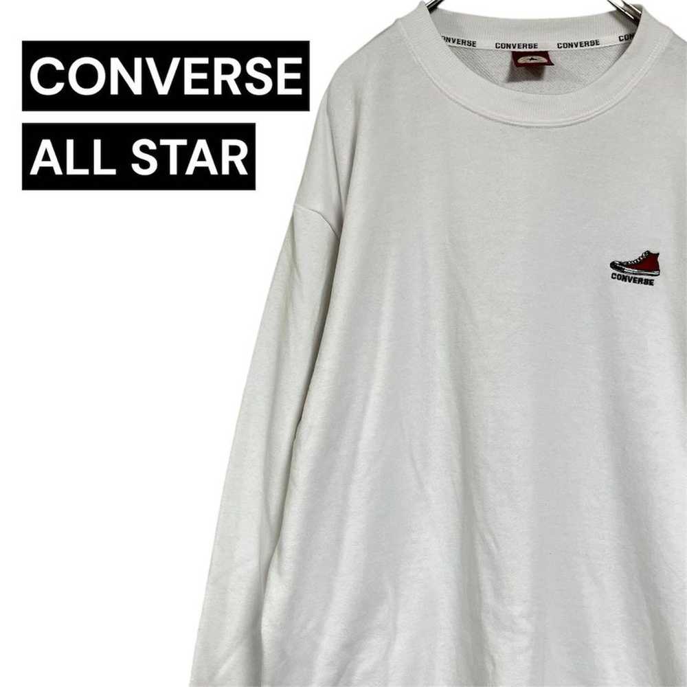 CONVERSE ALL STAR Sweat White XL Size - image 1