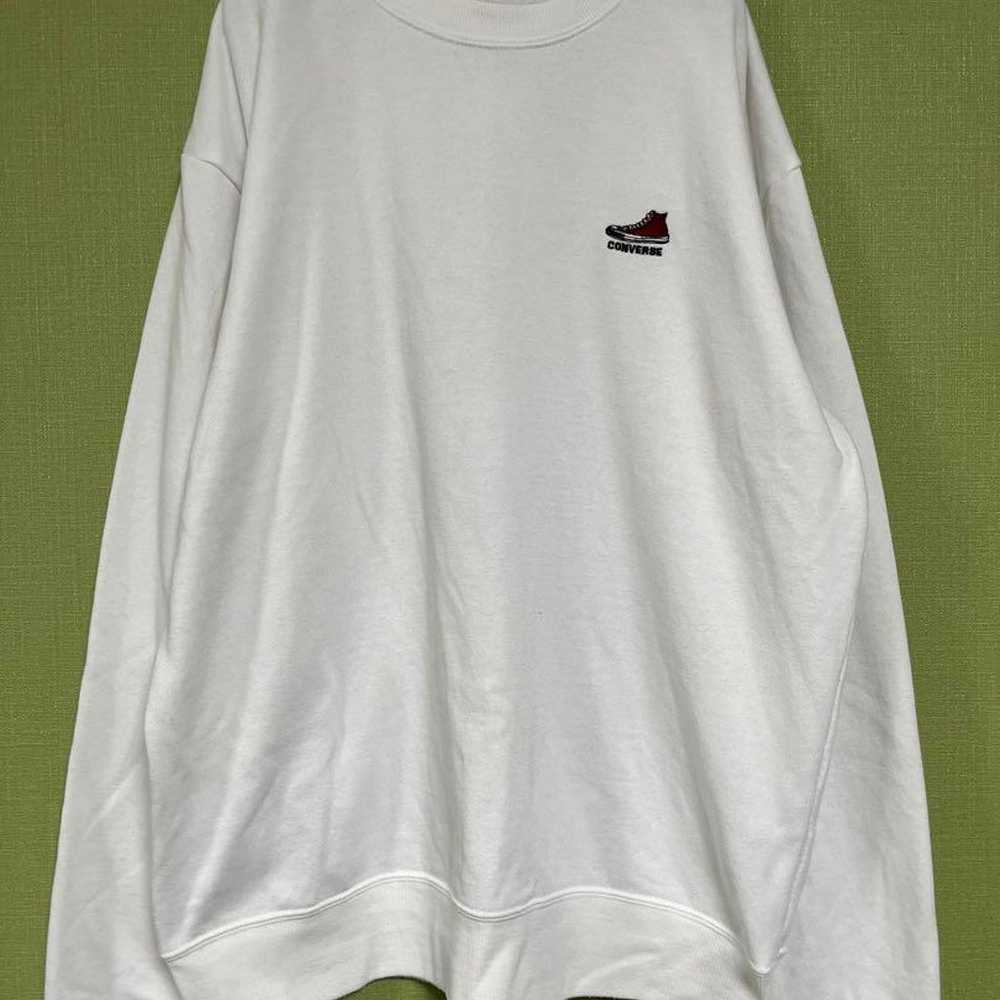 CONVERSE ALL STAR Sweat White XL Size - image 2