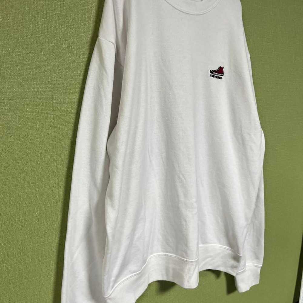 CONVERSE ALL STAR Sweat White XL Size - image 4