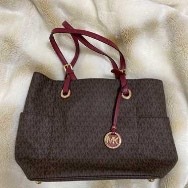 Michael Kors Logo Print Handbag - image 1