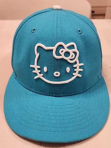 キャップ New Era Kids HELLO KITTY X New Era 5950 Ball Cap Blue Hello Kitty x New Era 59fifty Cap | Strictly Fitteds
