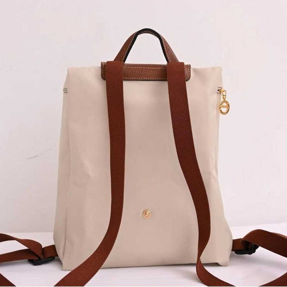 Longchamp foldable canvas backpack White - image 2