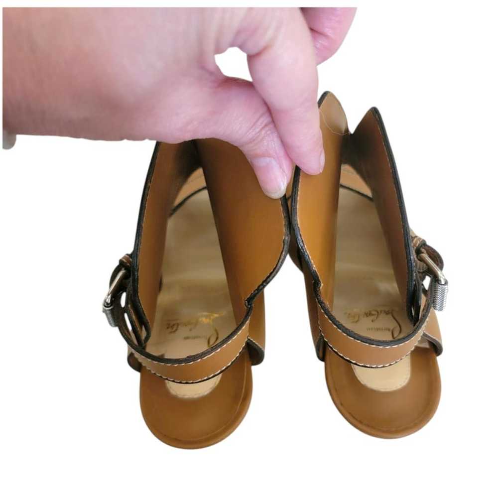 Christian Louboutin Leather sandal - image 10