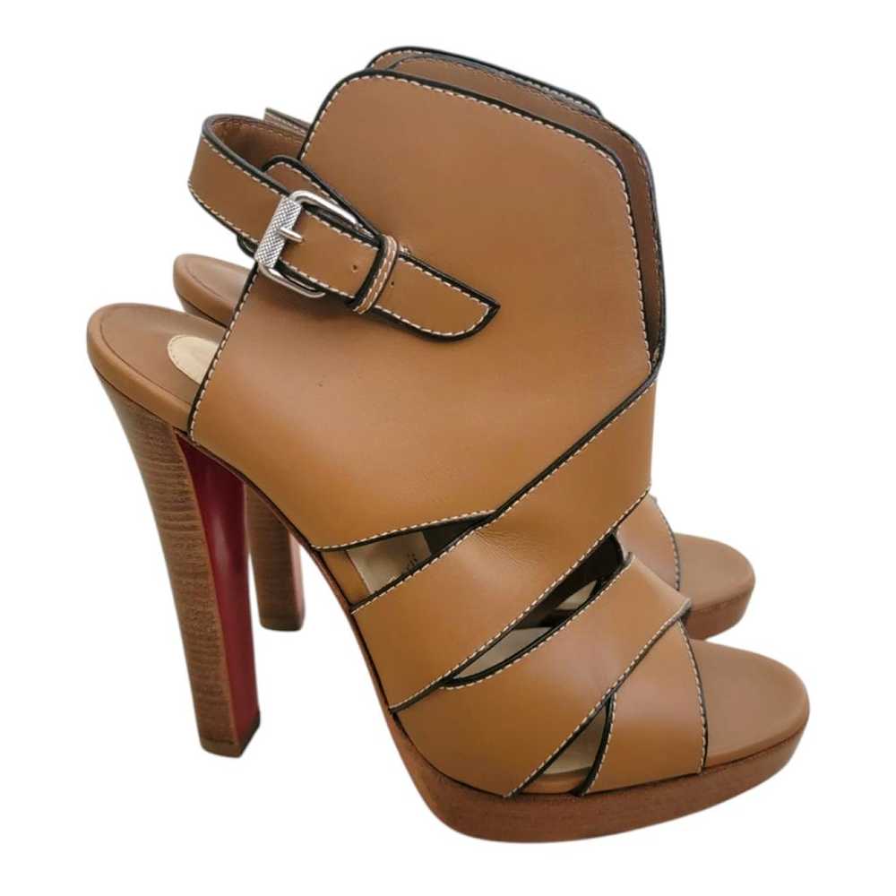 Christian Louboutin Leather sandal - image 2