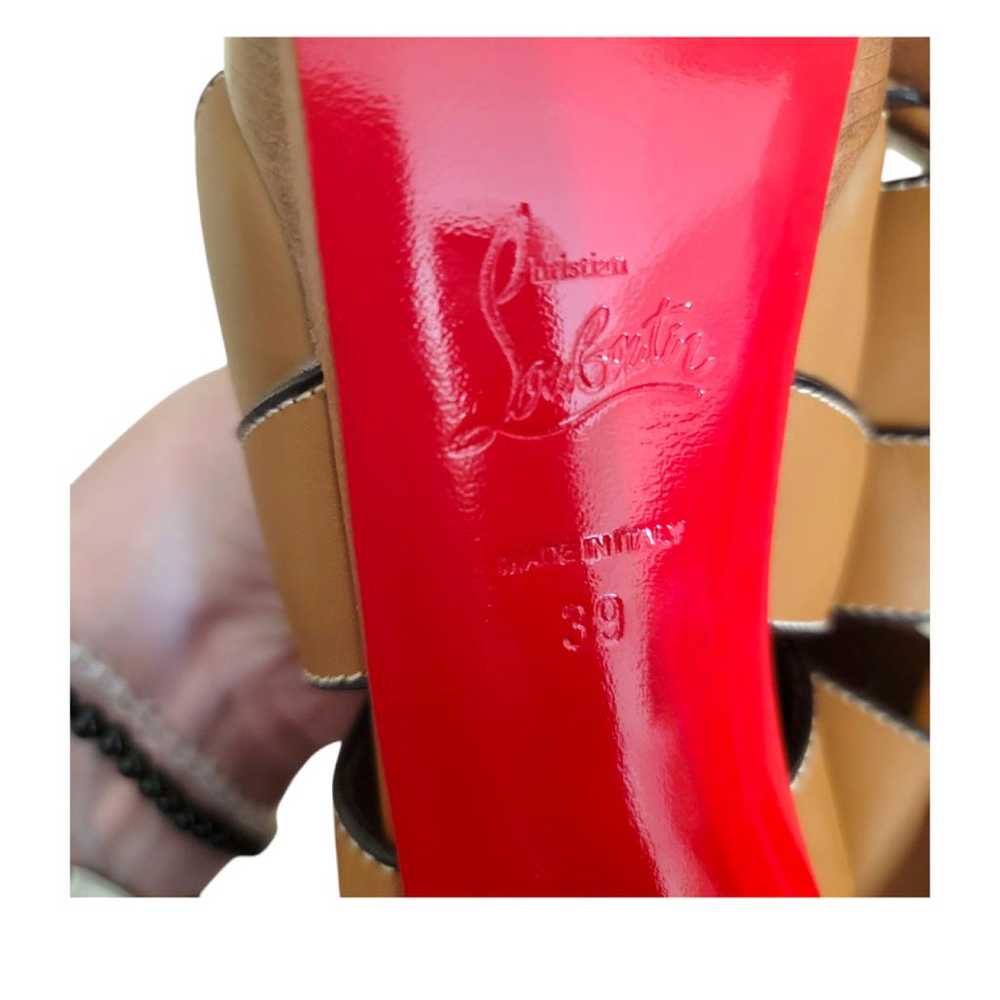 Christian Louboutin Leather sandal - image 8