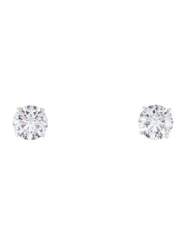 Earrings Rhodium-Plated 18K White Gold - image 1