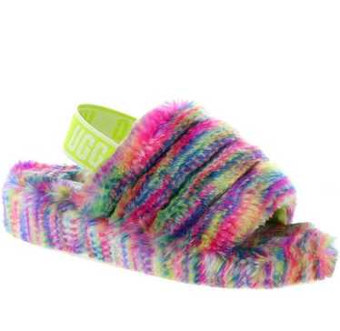 UGG カラフルファーサンダル Fluff Yeah Pixelate UGG Fluff Yeah Slide Pixelate - Trenton