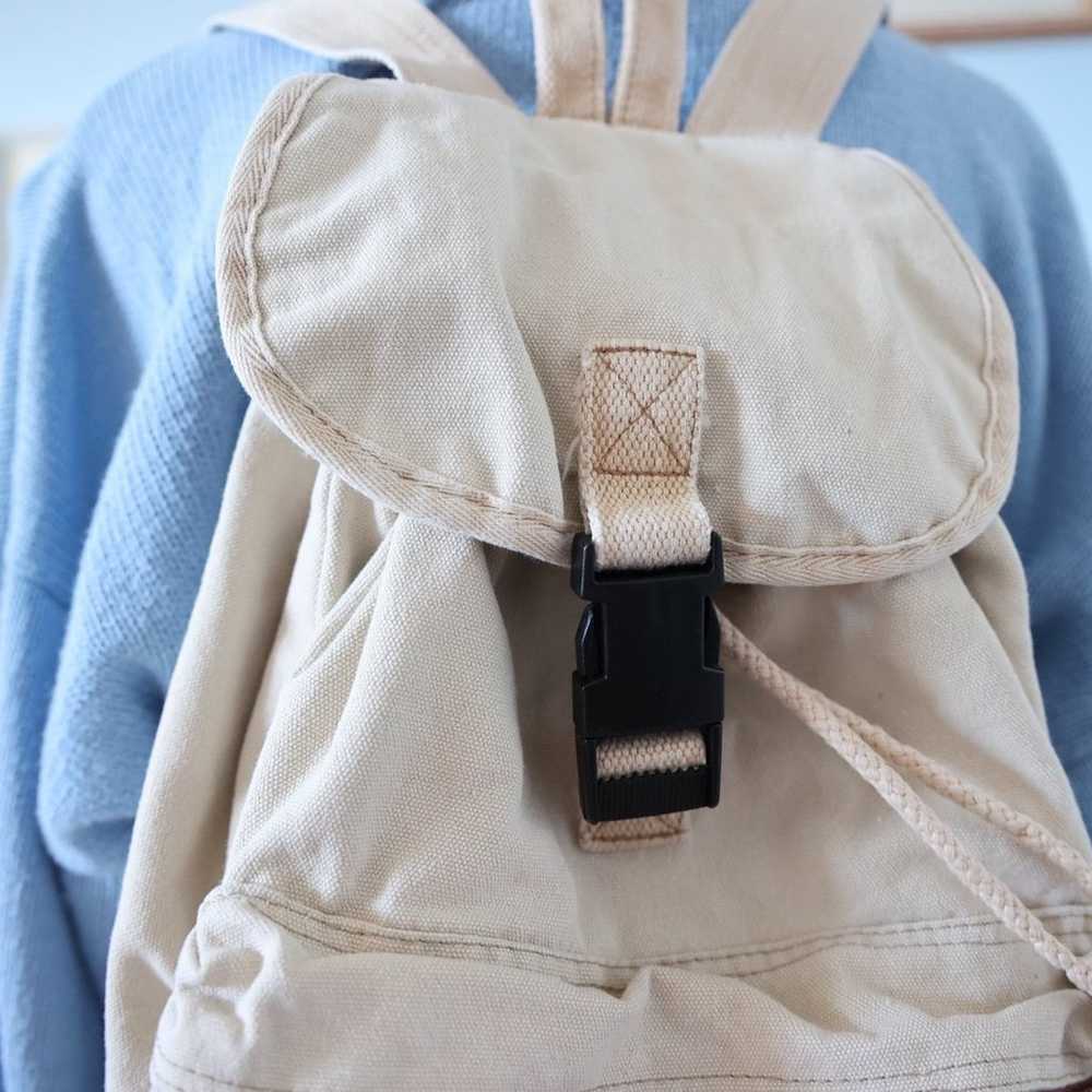 Vintage Winnie the Pooh canvas backpack - image 2