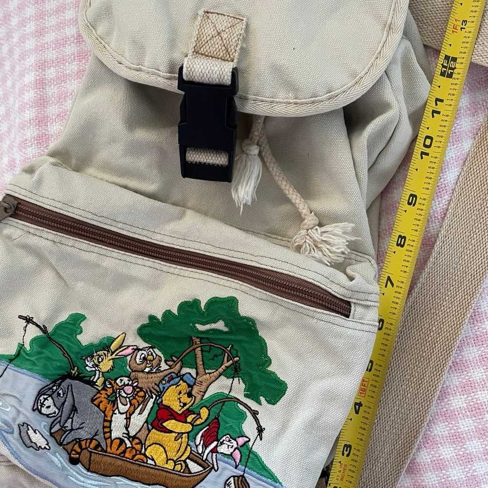 Vintage Winnie the Pooh canvas backpack - image 5