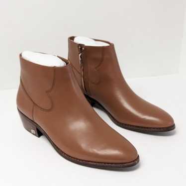 Coach Dannie Ankle Boots, Brown Saddle Leather, Wo