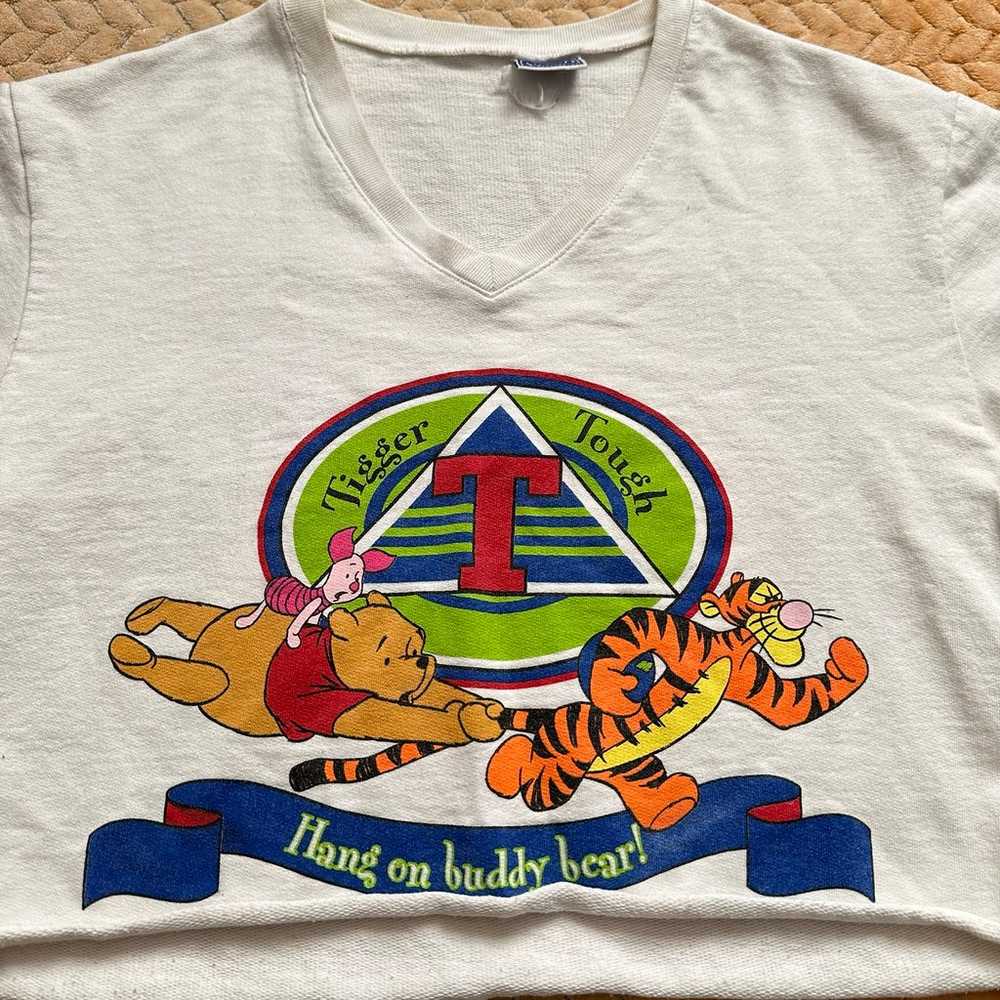 Vintage 1990s Winnie the Pooh crop M - image 3