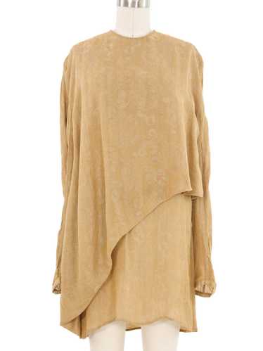 1980s Giorgio Armani Bronze Asymmetrical Tunic