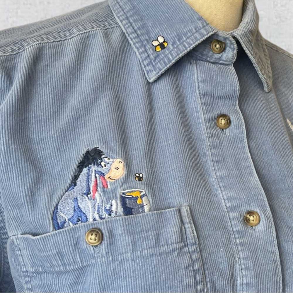 Vintage Disney Winnie The Pooh Embroidered Cordur… - image 4