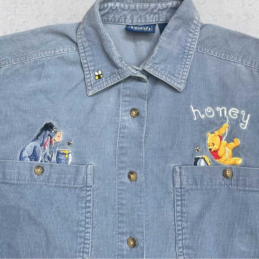 Vintage Disney Winnie The Pooh Embroidered Cordur… - image 7