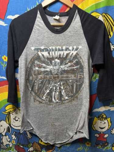 80年代ヴィンテージ TRIUMPH THUNDER SEVEN Tシャツ Triumph thunder seven - Gem