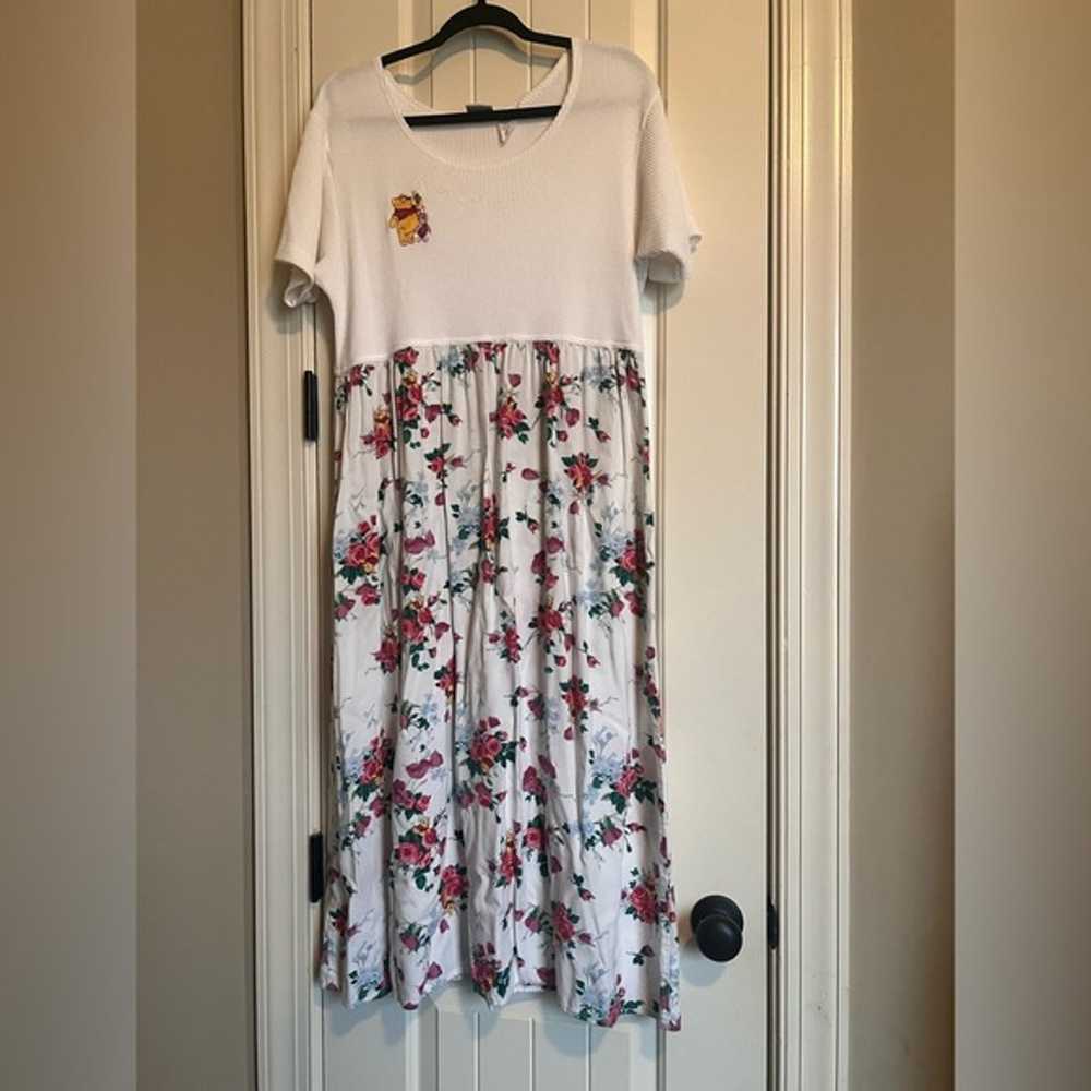 Vintage Disney Store Winnie The Pooh Midi Dress C… - image 1