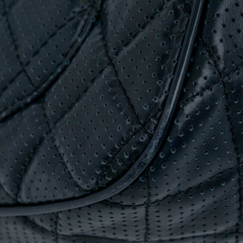 Blue Chanel Perforated Classic Mini Rectangular F… - image 11
