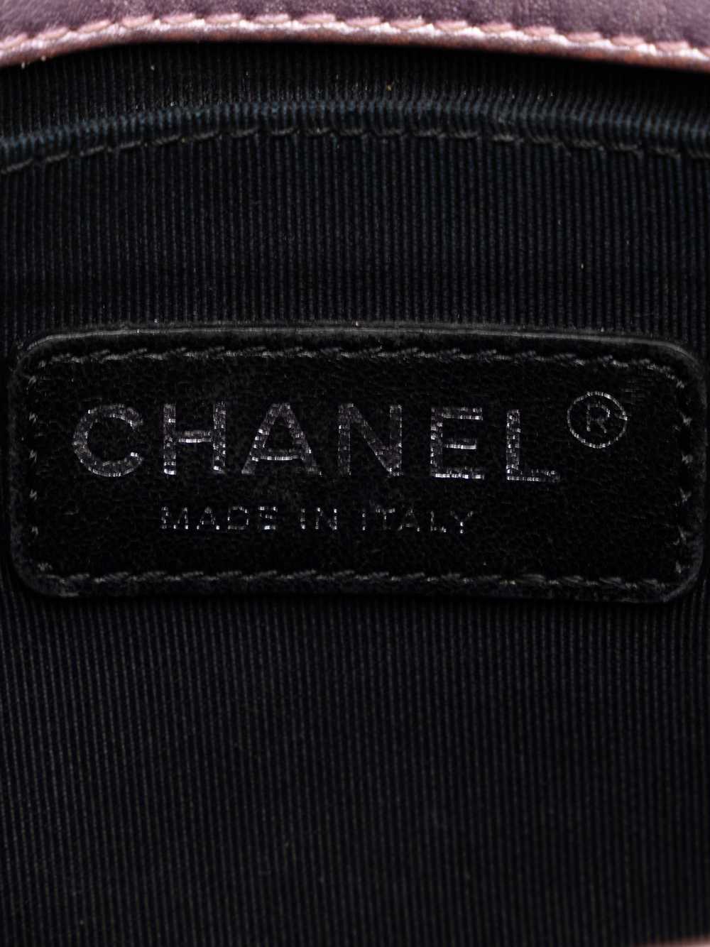 Brown Chanel Medium Patent Boy Flap Bag - image 6