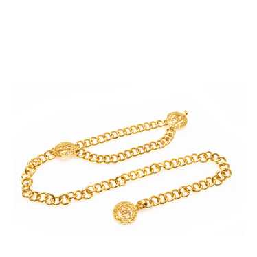 Gold Chanel Gold Plated CC Chain Belt - image 1
