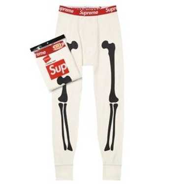【Supreme/Hanes】BONES THERMAL PANT/ホワイト/Ｌ $_12.JPG?set_id=880000500F