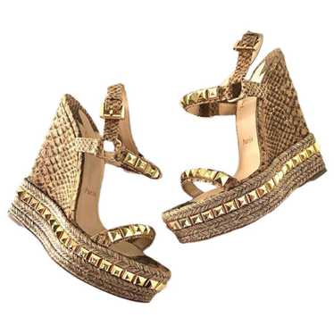 Christian Louboutin Cataclou leather sandal - image 1