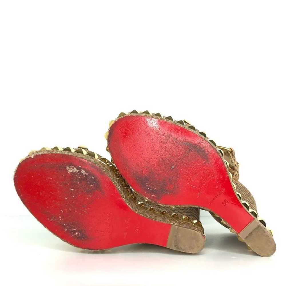 Christian Louboutin Cataclou leather sandal - image 3