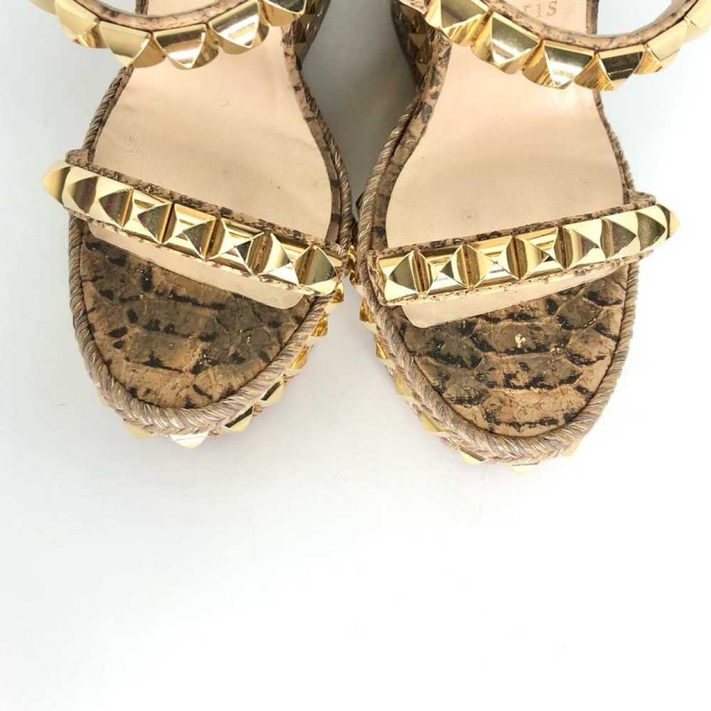 Christian Louboutin Cataclou leather sandal - image 5