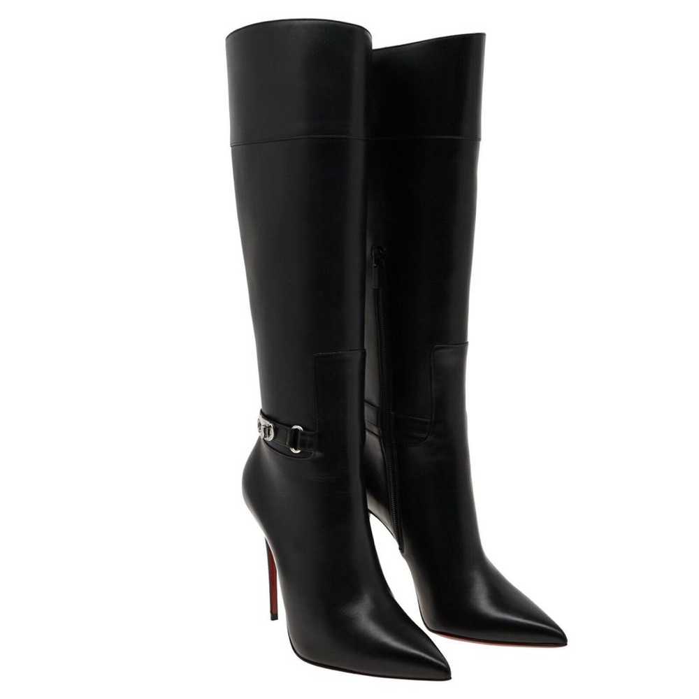 Christian Louboutin Leather western boots - image 7