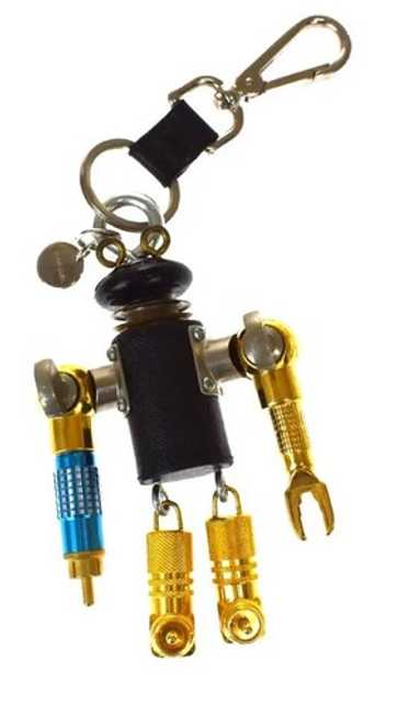【心斎橋店】プラダ　チャーム　 キートリック ロボット　ブラック 2TR030 心斎橋店】プラダ チャーム キートリック ロボット ブラック 2TR030