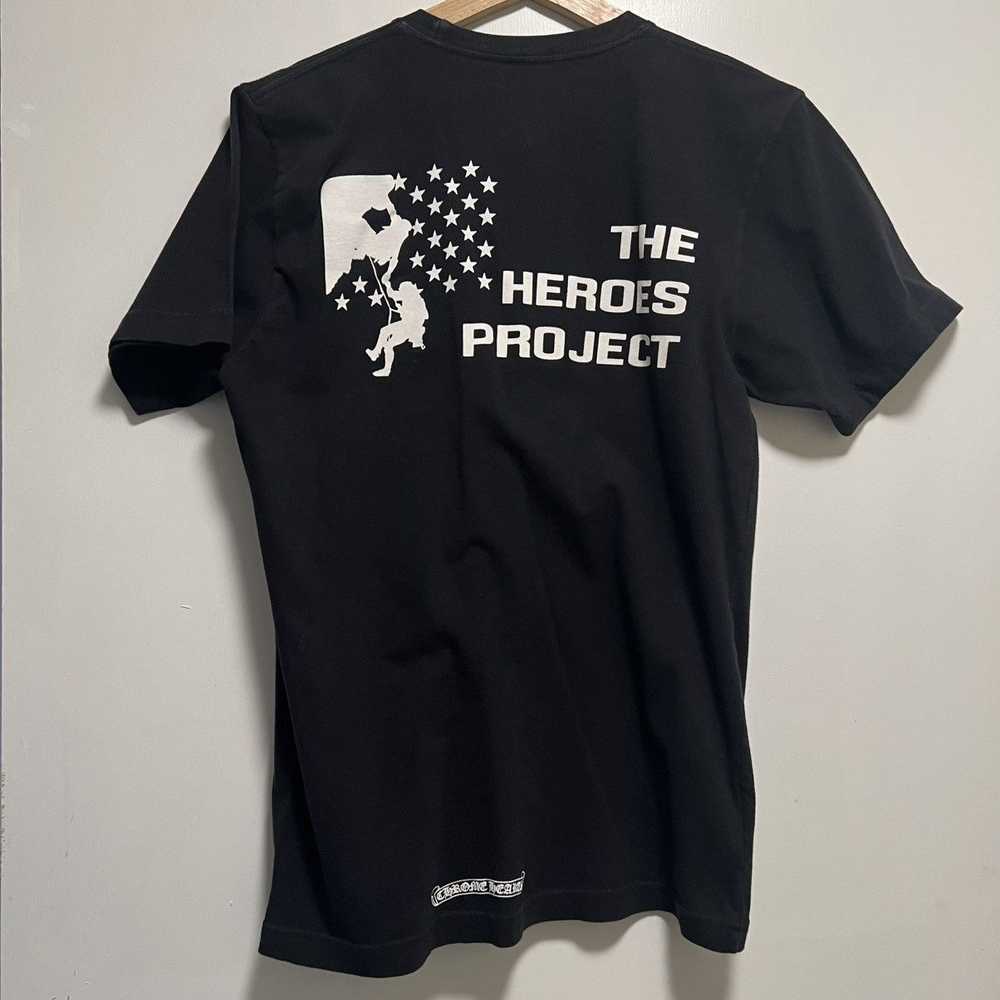 Chrome Hearts Chrome Hearts Heroes Project Tee Bl… - image 2