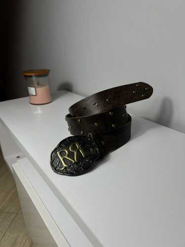 Rrl studded leather belt - Gem