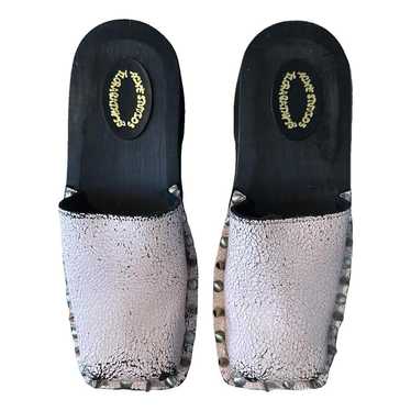 Acne Studios オープントゥレザーミュール　37サイズ Acne Studios オープントゥレザーミュール 37サイズ Acne