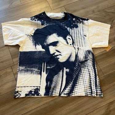 Vintage AOP Elvis Presley Graceland Tour Band Tsh… - image 1