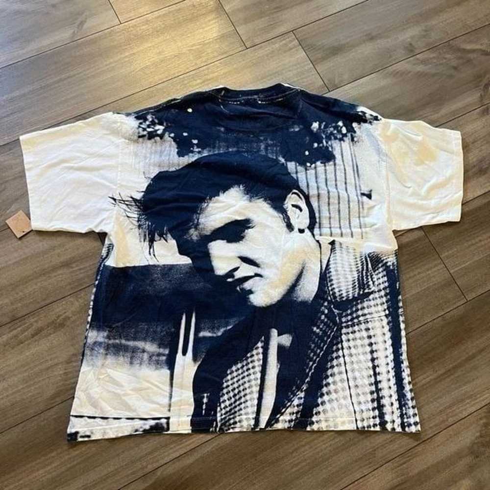 Vintage AOP Elvis Presley Graceland Tour Band Tsh… - image 6