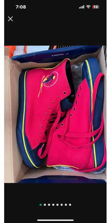 Polo Ralph Lauren Polo high top shoes red - image 1
