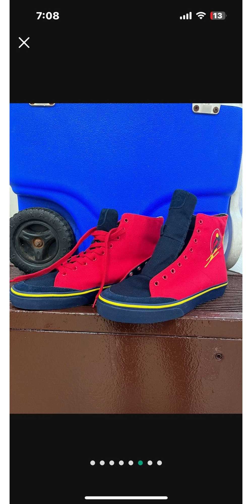 Polo Ralph Lauren Polo high top shoes red - image 4