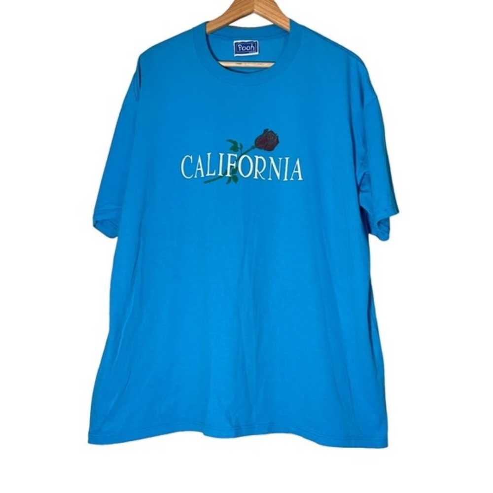 Vintage Winnie The Pooh Blue California T Shirt - image 2