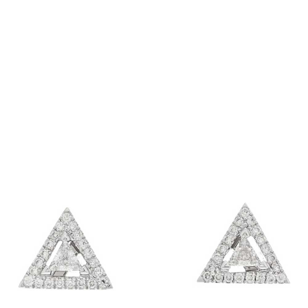 MESSIKA 18K White Gold Diamond Thea Earrings - image 1