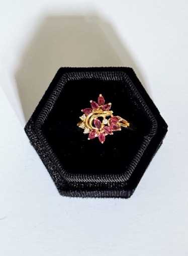 Ruby and Diamond Ring - image 1