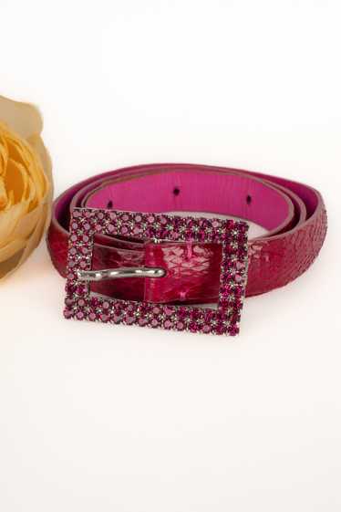 Ceinture en serpent Dior