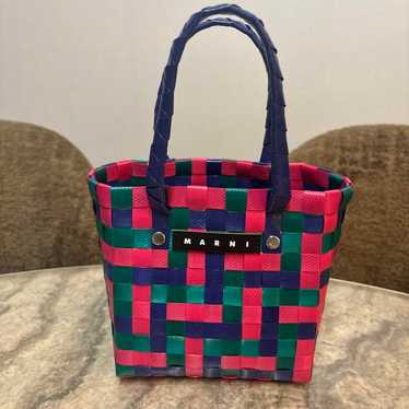 Marni market mini basket - Gem