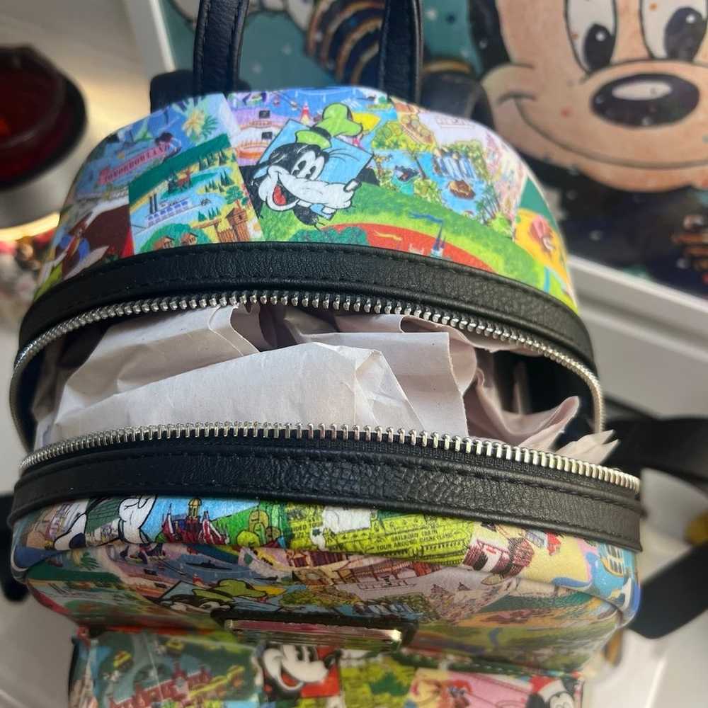 RARE EUC Disney Parks Collage Loungefly - image 8
