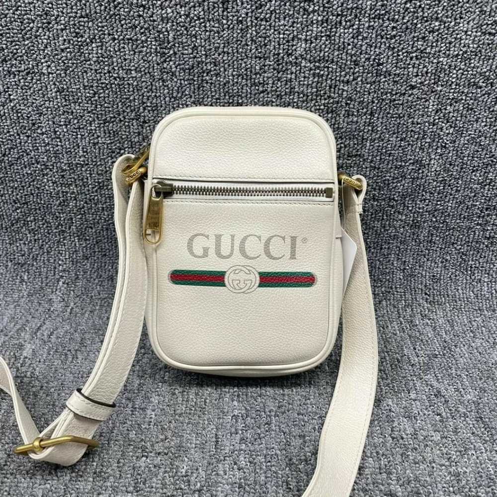 100% Authentic Gucci GG Leather Crossbody Bag - image 1