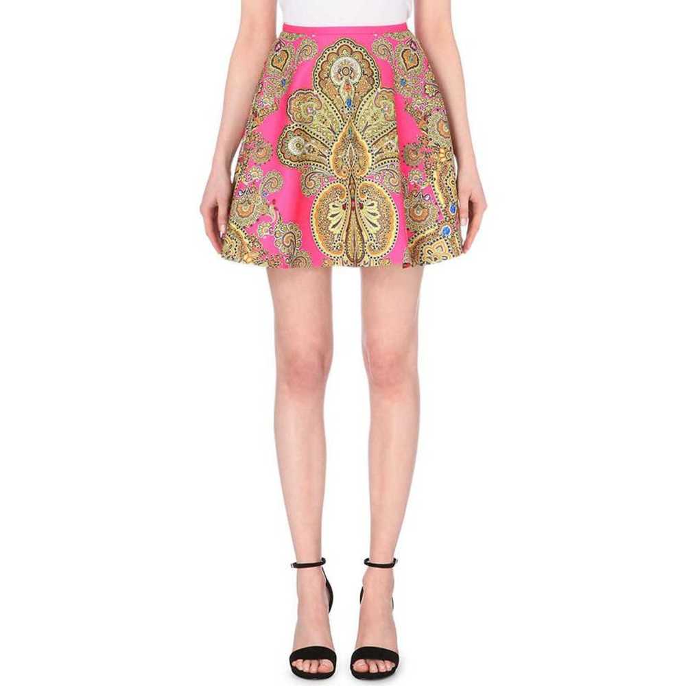 Ted Baker Ted Baker Pink Multicolor Paisley A-Lin… - image 1