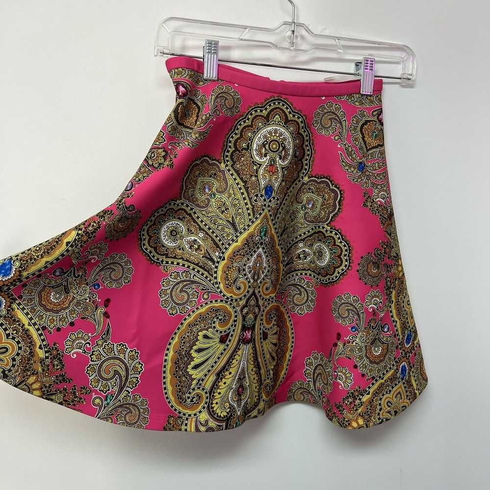 Ted Baker Ted Baker Pink Multicolor Paisley A-Lin… - image 3