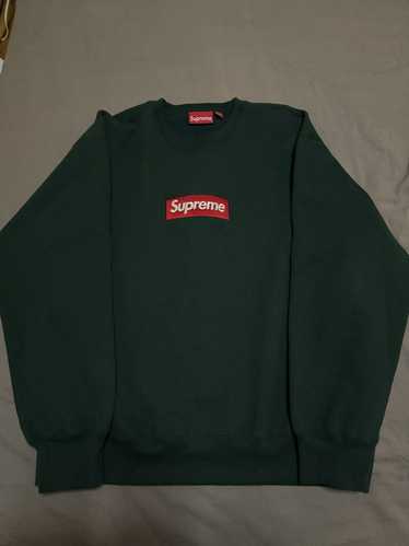 Supreme Supreme dark pine box logo crewneck