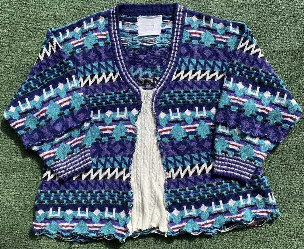 Handmade Up Cycled Colorful Pattern One Of A Kind… - image 1