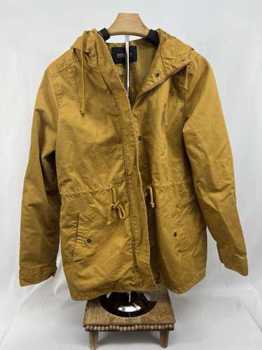 Designer Ambiance - Mustard Zip Up Hoodie Jacket -